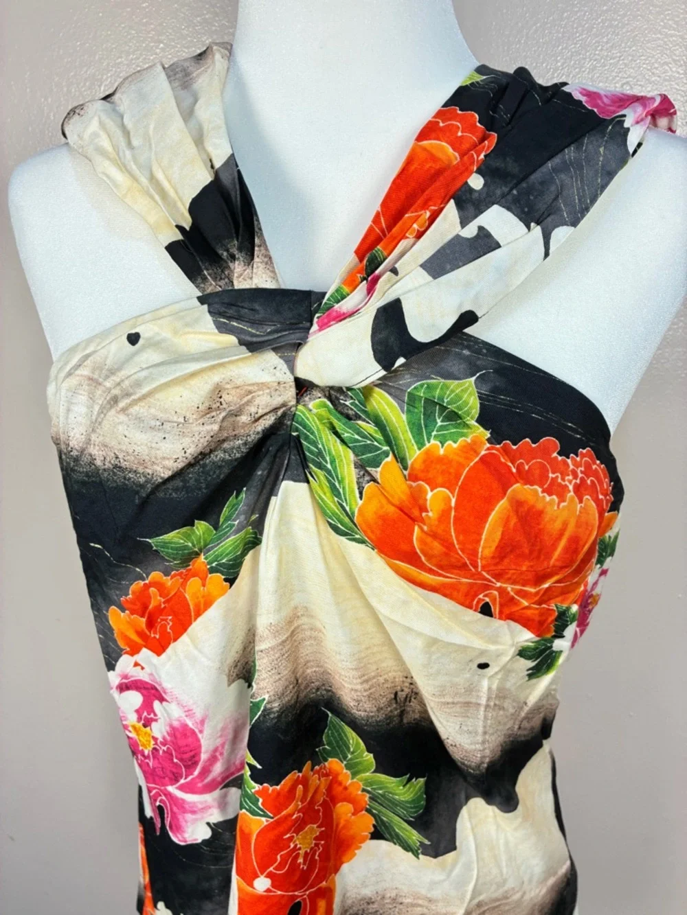 NWTs Natori Mayumi Cotton Silk Blouse - Picture 4 of 12
